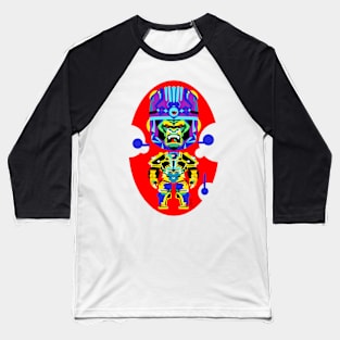 mexican sisimite ecopop ape with mecha omega armor Baseball T-Shirt